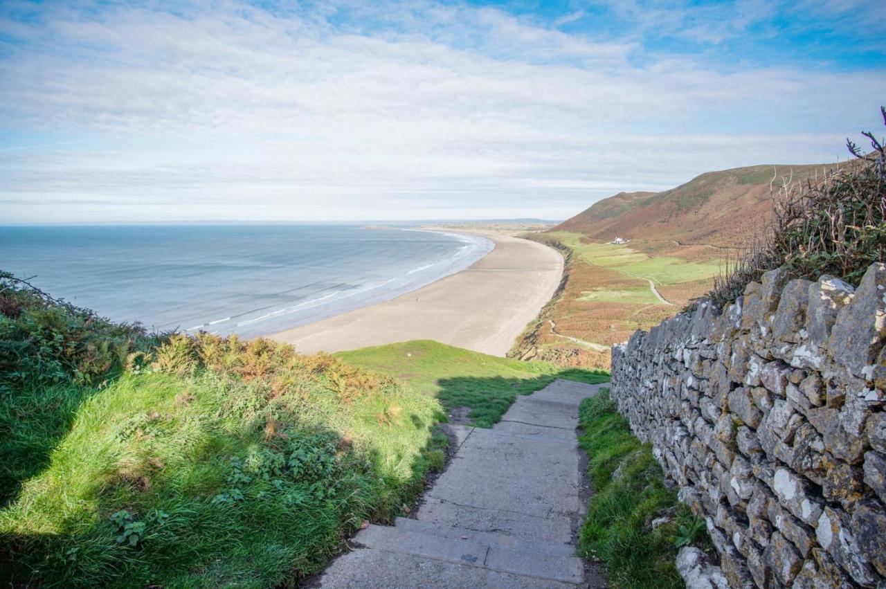 The Old School Cottage Ship Farm - 1 Bedroom - Rhossili Exteriér fotografie
